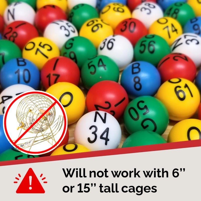 MR CHIPS Bingo Master Board and Easy Read 7/8" Bingo Balls with Fade and Scratch Resistant Large Numbers and Large Letters That Will Never Rub Off - Image 4